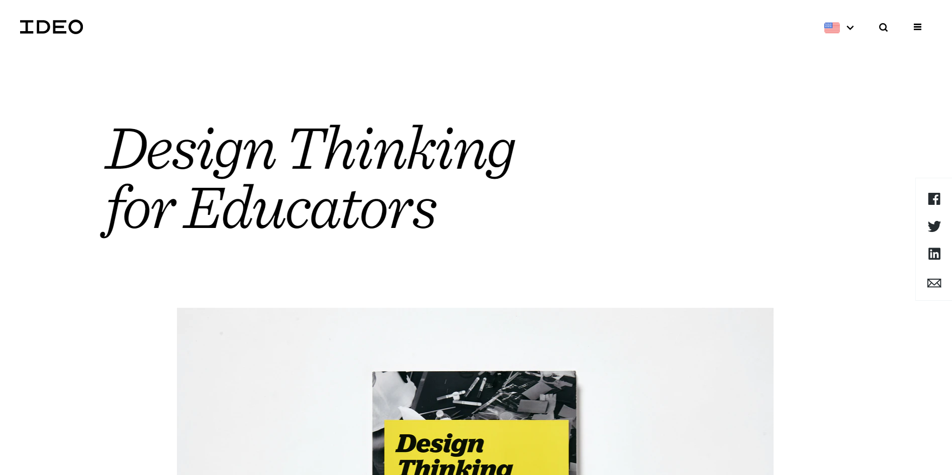 Design Thinking for Educators / for All